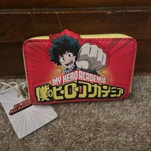 Loungefly My Hero Academia Zip Around Wallet - NWT